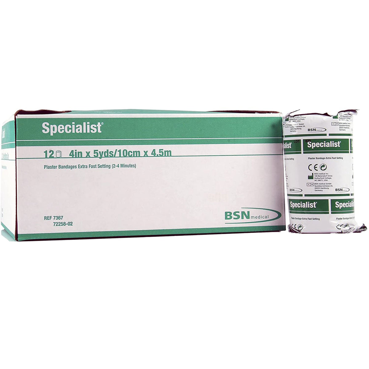 Specialist® Plaster Bandage, 4 Inch x 5 Yard - Orthopedic>Casting>Cast and Splint Materials - BSN Medical