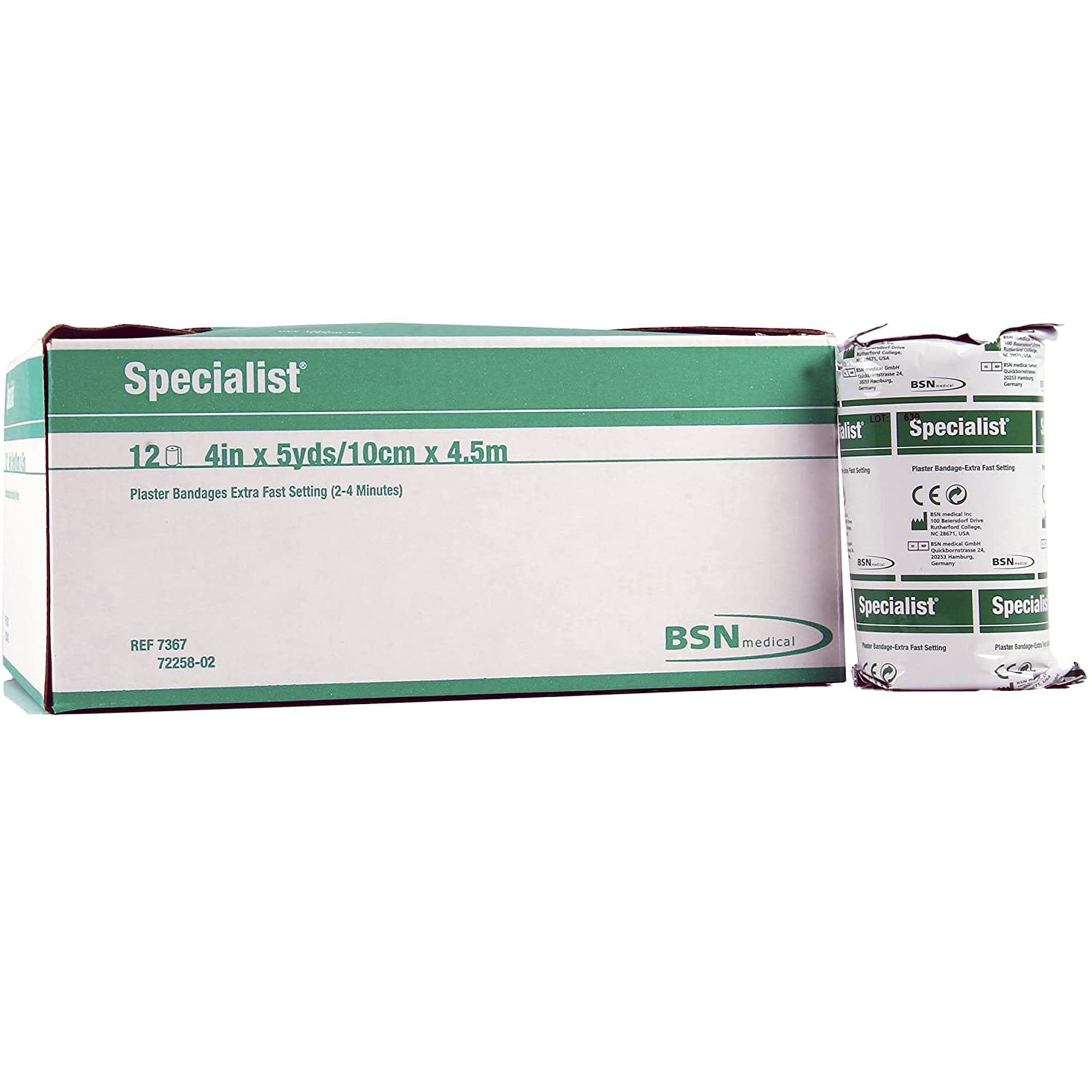 Specialist® Plaster Bandage, 4 Inch x 5 Yard - Orthopedic>Casting>Cast and Splint Materials - BSN Medical