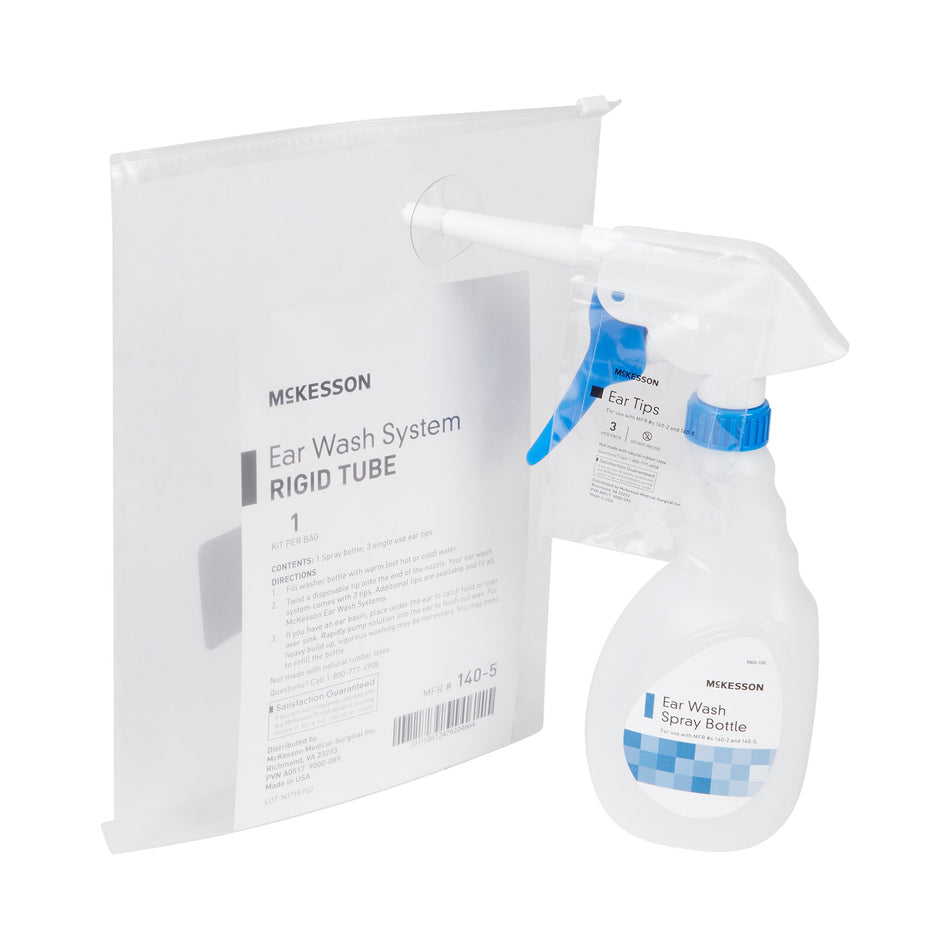 McKesson Ear Wash System-Ear Wash System McKesson Disposable Tip Blue / White