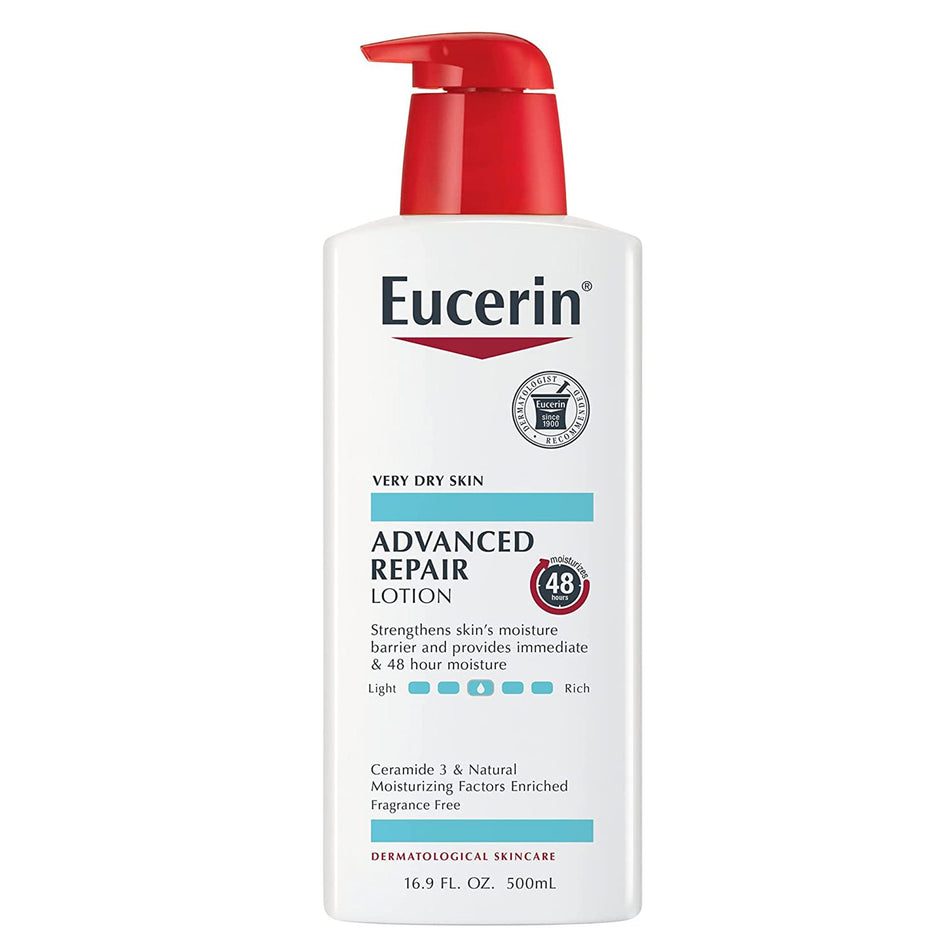 Eucerin� Advanced Repair Lotion, 16.9 oz.-Hand and Body Moisturizer Eucerin� Advanced Repair 16.9 oz. Pump Bottle Unscented Lotion