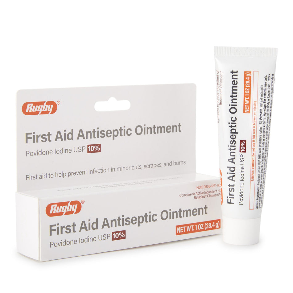 Rugby Povidone-Iodine Antiseptic Ointment-Antiseptic Ointment 1 oz.