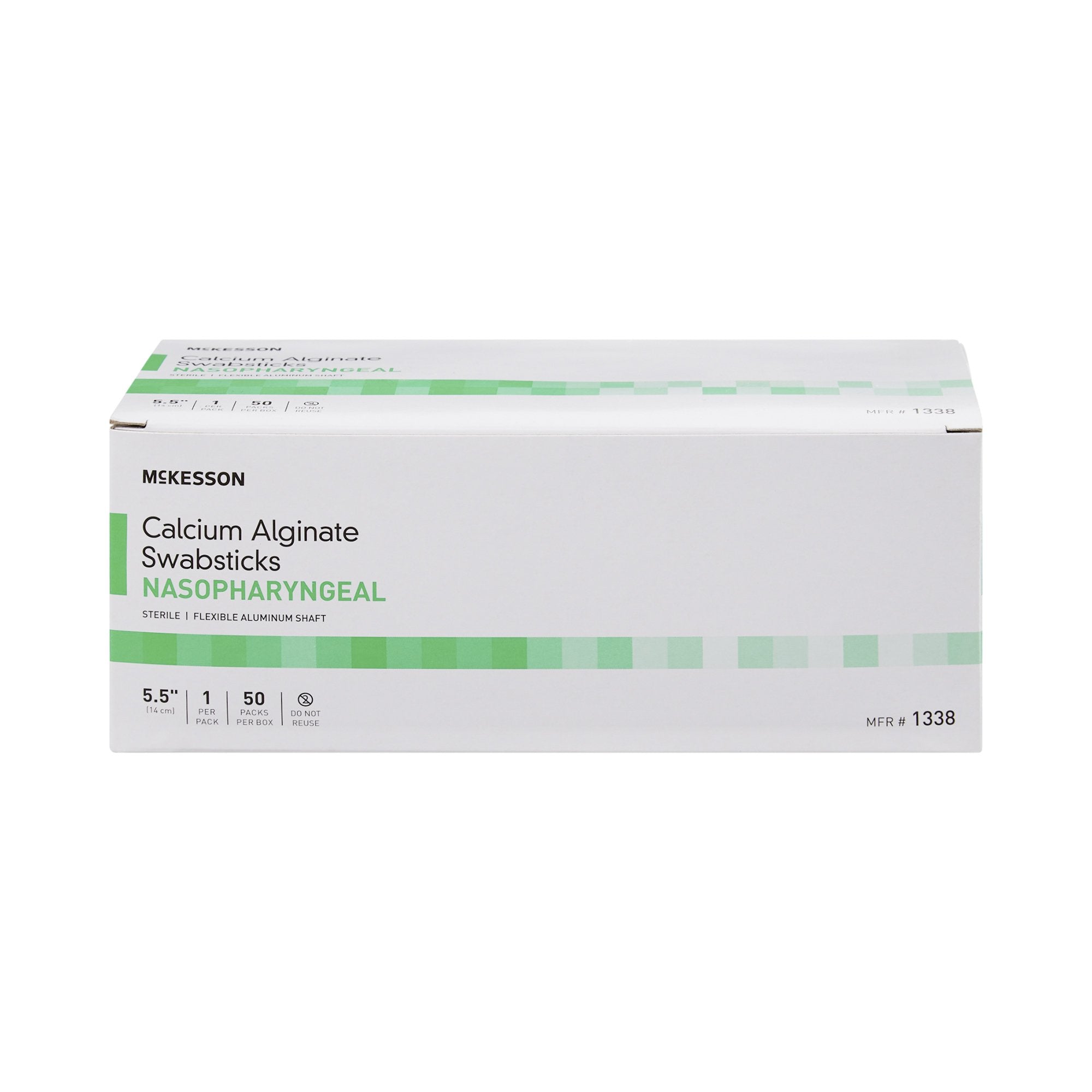 McKesson Nasopharyngeal Collection Swab, 5 Inch-McKesson Nasopharyngeal Collection Swab 5-1/2 Inch Length Sterile