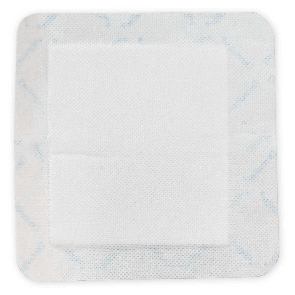 DermaRite� Adhesive Dressing, 6 x 6 Inch-Island Dressing DermaRite� Bordered Gauze 6 X 6 Inch Square NonSterile