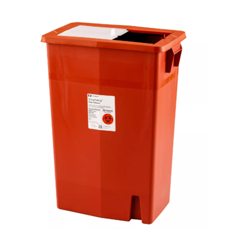 SharpSafety™ Multi-purpose Sharps Container, 18 Gallon, 26 x 18¼ x 12¾ Inch
