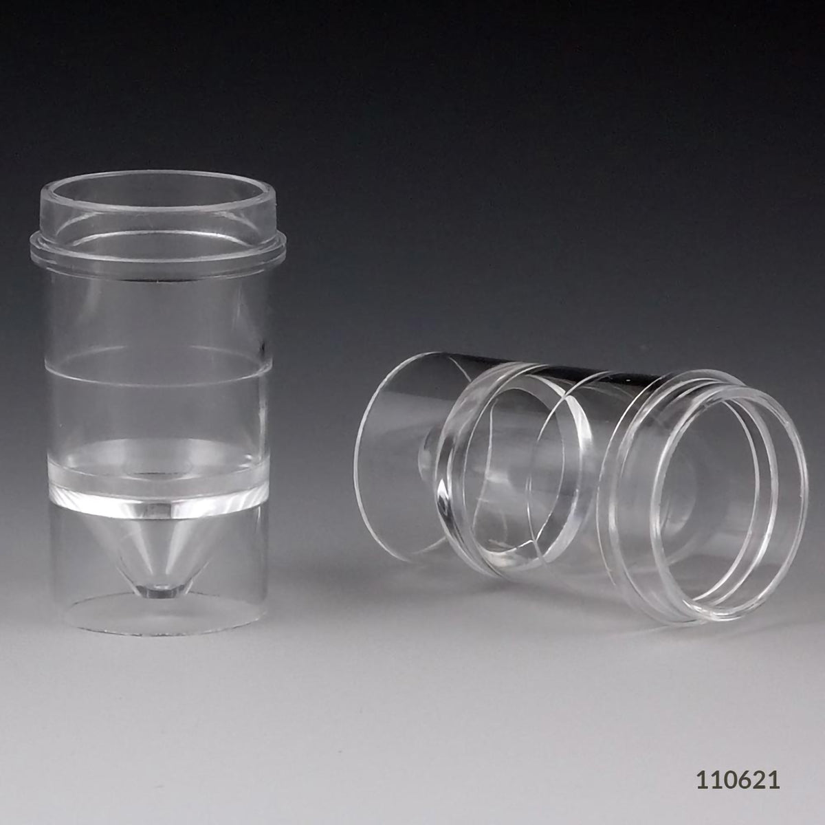 McKesson Sample Cup without Cap, 2 mL, Clear, 16 x 24 mm-"McKesson Sample Cup 2 mL, Clear, 16 X 24 mm, Without Caps"