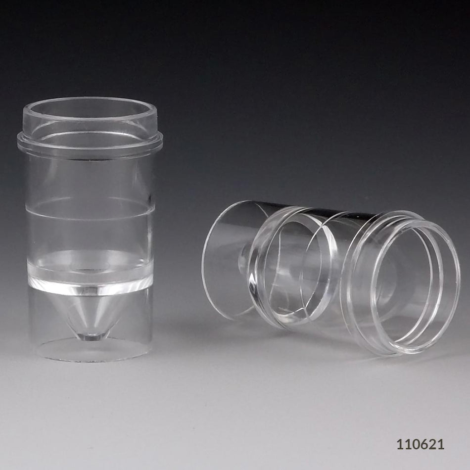 McKesson Sample Cup without Cap, 2 mL, Clear, 16 x 24 mm-"McKesson Sample Cup 2 mL, Clear, 16 X 24 mm, Without Caps"