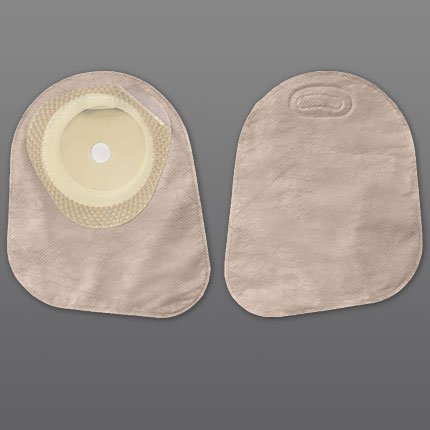 Premier One-Piece Closed End Beige Colostomy Pouch, 7 Inch Length, 1-3/8 Inch Stoma-"Ostomy Pouch Premier One-Piece System 7 Inch Length Flat, Pre-Cut 1-3/8 Inch Stoma Closed End"