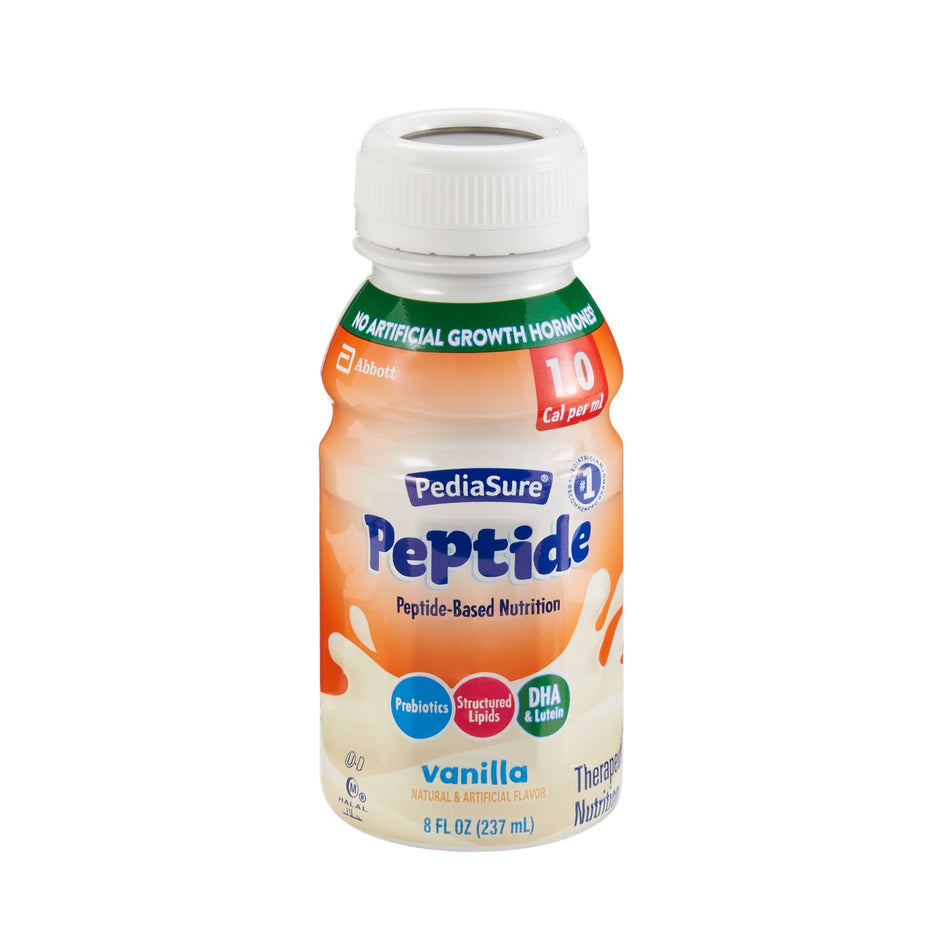 PediaSure� Peptide 1.0 Cal Peptide-Based Nutrition, Vanilla, 8-ounce bottle-Pediatric Oral Supplement PediaSure� Peptide 1.0 Cal Vanilla Flavor 8 oz. Bottle Liquid Peptide Malabsorption / Maldigestion