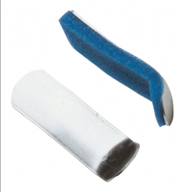 ProCare Finger Splint, Large-Finger Splint ProCare Large Without Fastening Left or Right Hand Blue / Silver