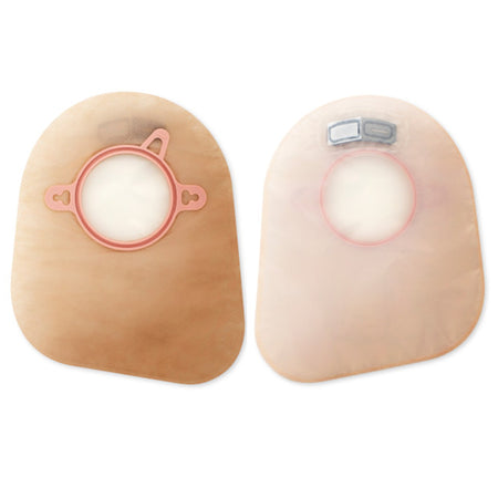 New Image Two-Piece Closed End Transparent Filtered Ostomy Pouch, 7 Inch Length, 2 Inch Flange-Ostomy Pouch New Image Two-Piece System 7 Inch Length Closed End