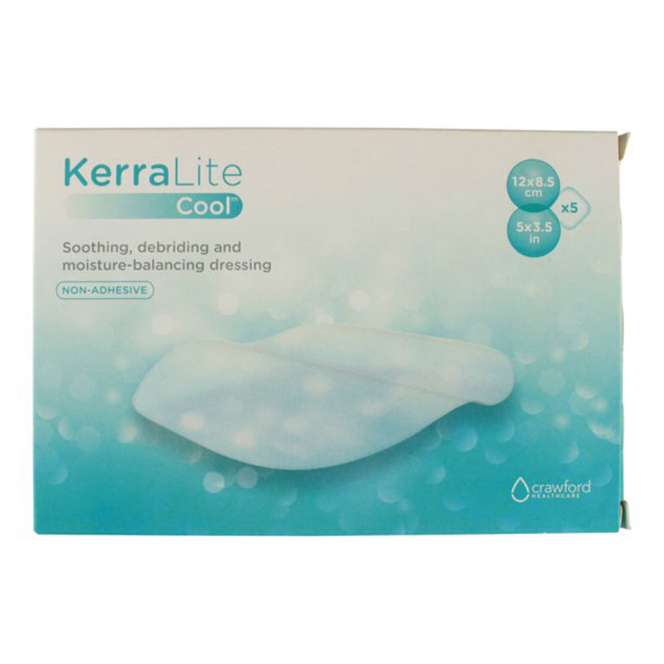 KerraLite Cool� Hydrogel Dressing, 3� x 5 Inch-Hydrogel Wound Dressing KerraLite Cool� Border Sheet 3-1/2 X 5 Inch Sterile