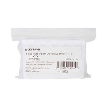 McKesson Pedi-Pad White Protective Pad, Size 101 – Narrow - Orthopedic>Immobilizers, Splints and Supports>Lower Body>Ankle...