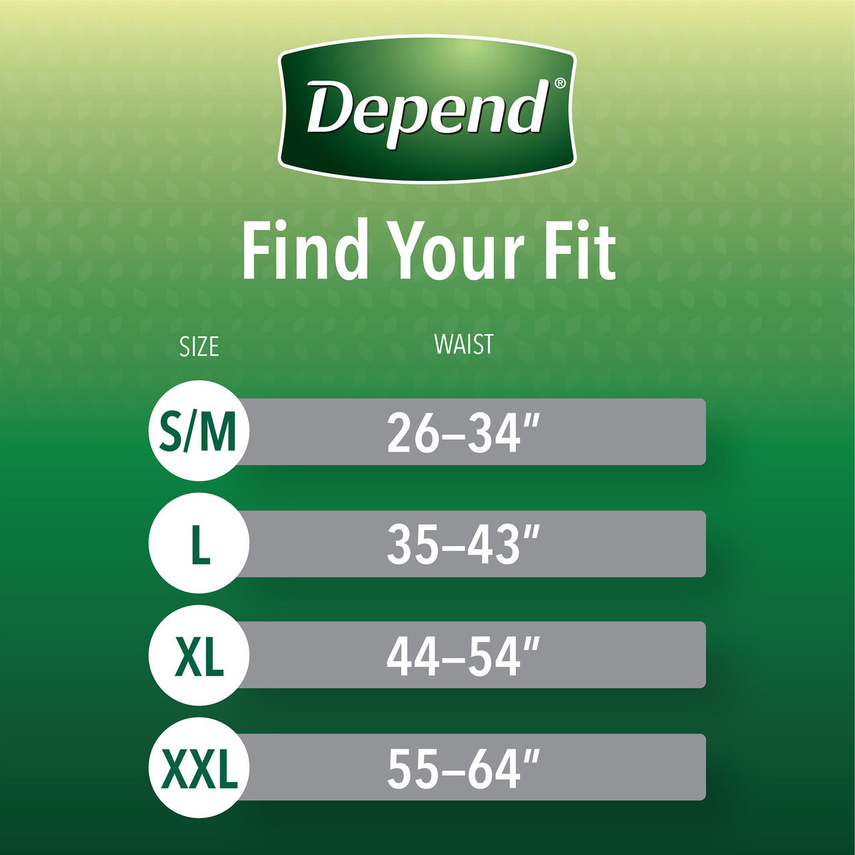 Depend® Fresh Protection™ Men's Maximum Absorbency Underwear, Small/Medium - Incontinence>Adult Briefs and Protective Unde...