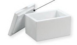 Insulated Shipper ThermoSafe® 2-1/2 X 4-1/2 X 6 Inch For Safe Storage and Delivery of Refrigerated or Frozen Materials (Pharmaceuticals, Laboratory Specimens, Serums, Vaccines, Human Organs, Culture Packs, Nuclear and Isotope Materials)
