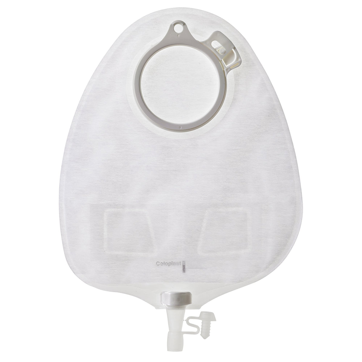 Assura® Two-Piece Transparent Urostomy Pouch, Blue Match - Ostomy>Ostomy Pouches - Coloplast