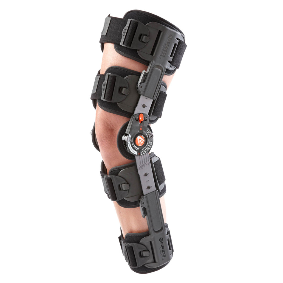 T Scope� Premier Post-Op Hinged Knee Brace, One Size Fits Most-Knee Brace T Scope� Premier Post-Op One Size Fits Most Up to 30-1/2 Inch Thigh Circumference 17 to 27 Inch Length Left or Right Knee