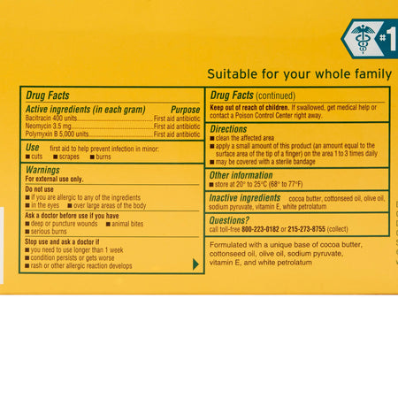 Neosporin Bacitracin / Neomycin / Polymyxin B First Aid Antibiotic-First Aid Antibiotic Neosporin Ointment 0.9 Gram Individual Packet