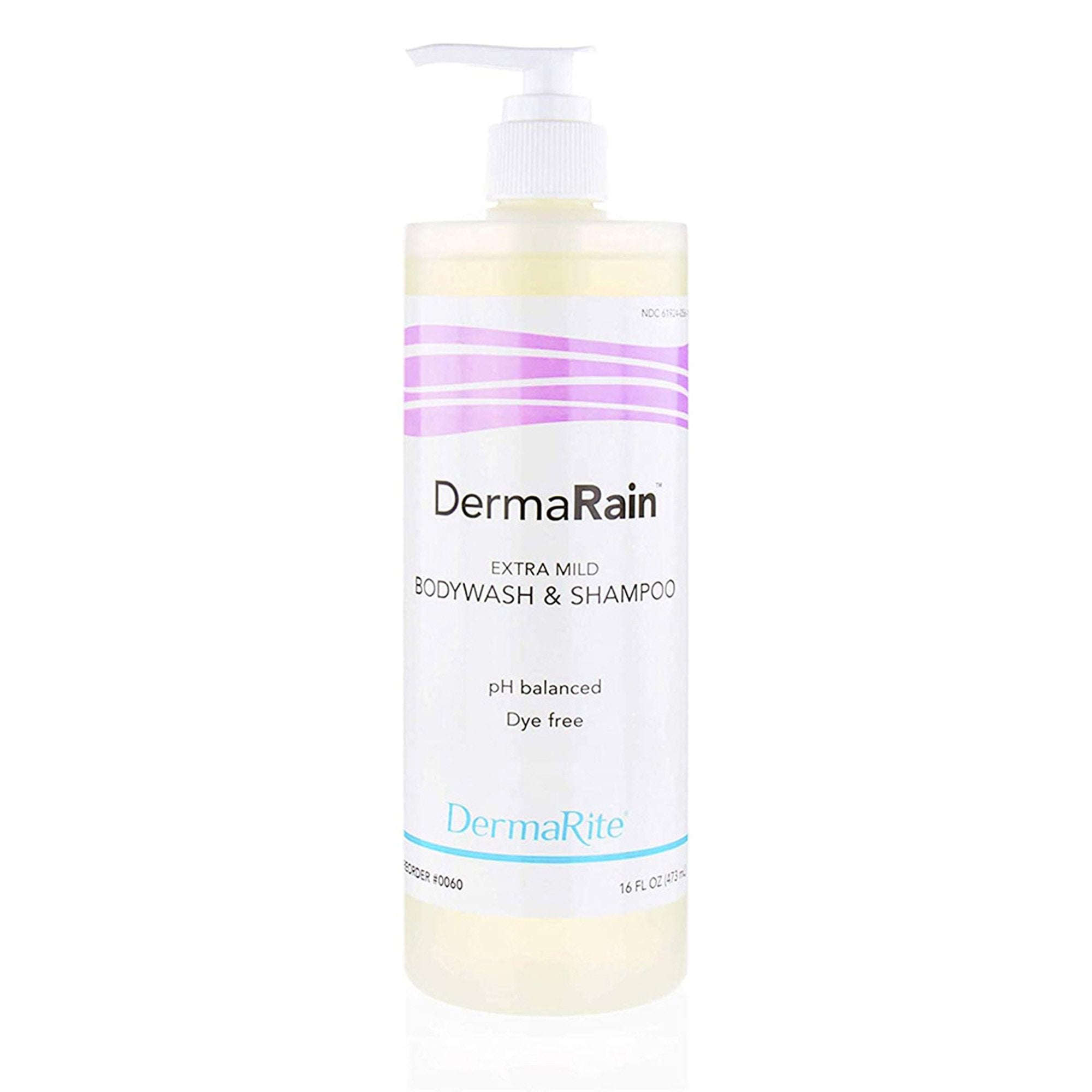 DermaRain Shampoo and Body Wash 16 oz. Pump Bottle-Shampoo and Body Wash DermaRain 16 oz. Pump Bottle Scented