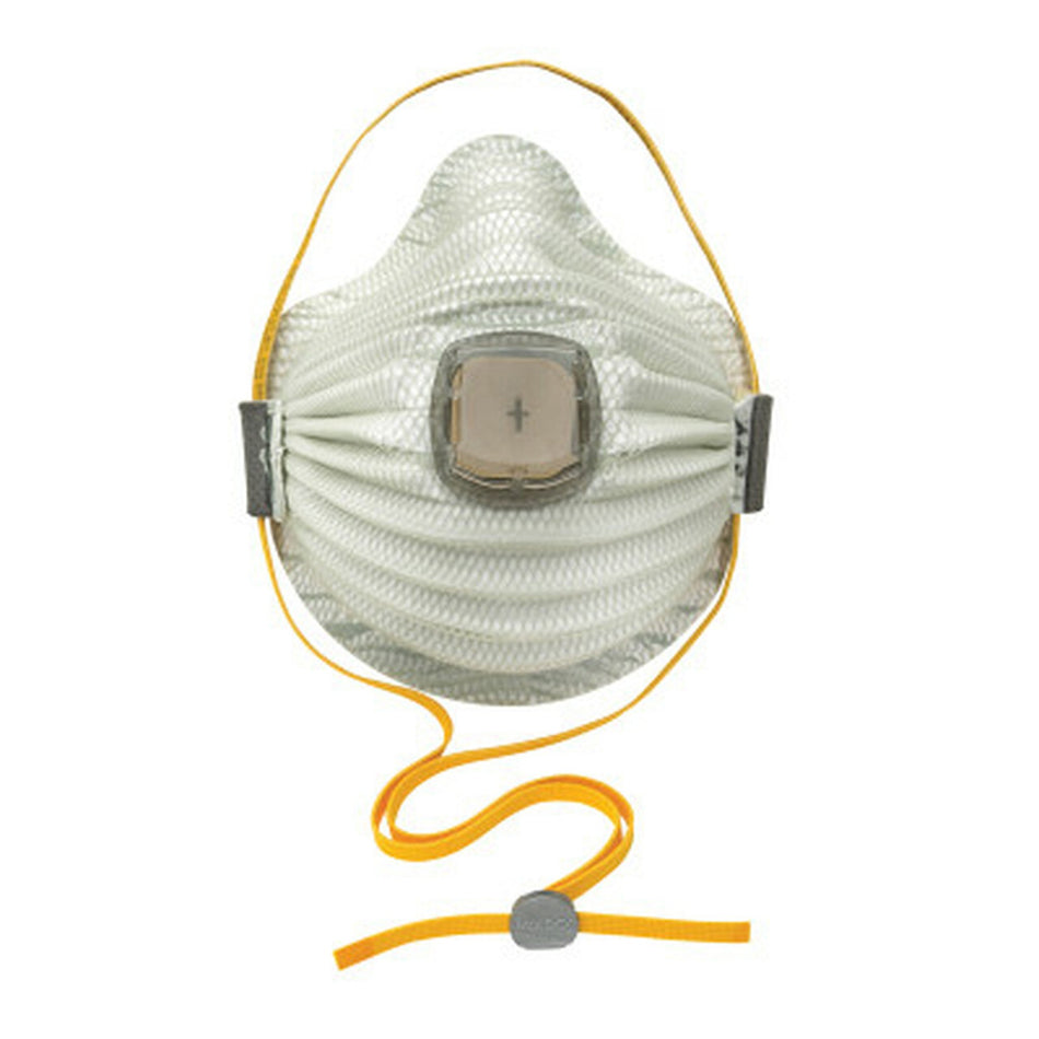Moldex� 4700 AirWave N100 Respirator Mask, Medium/Large-Particulate Respirator Mask Moldex� AirWave Industrial N100 with Valve Not Rated Adjustable Head Strap Medium / Large
