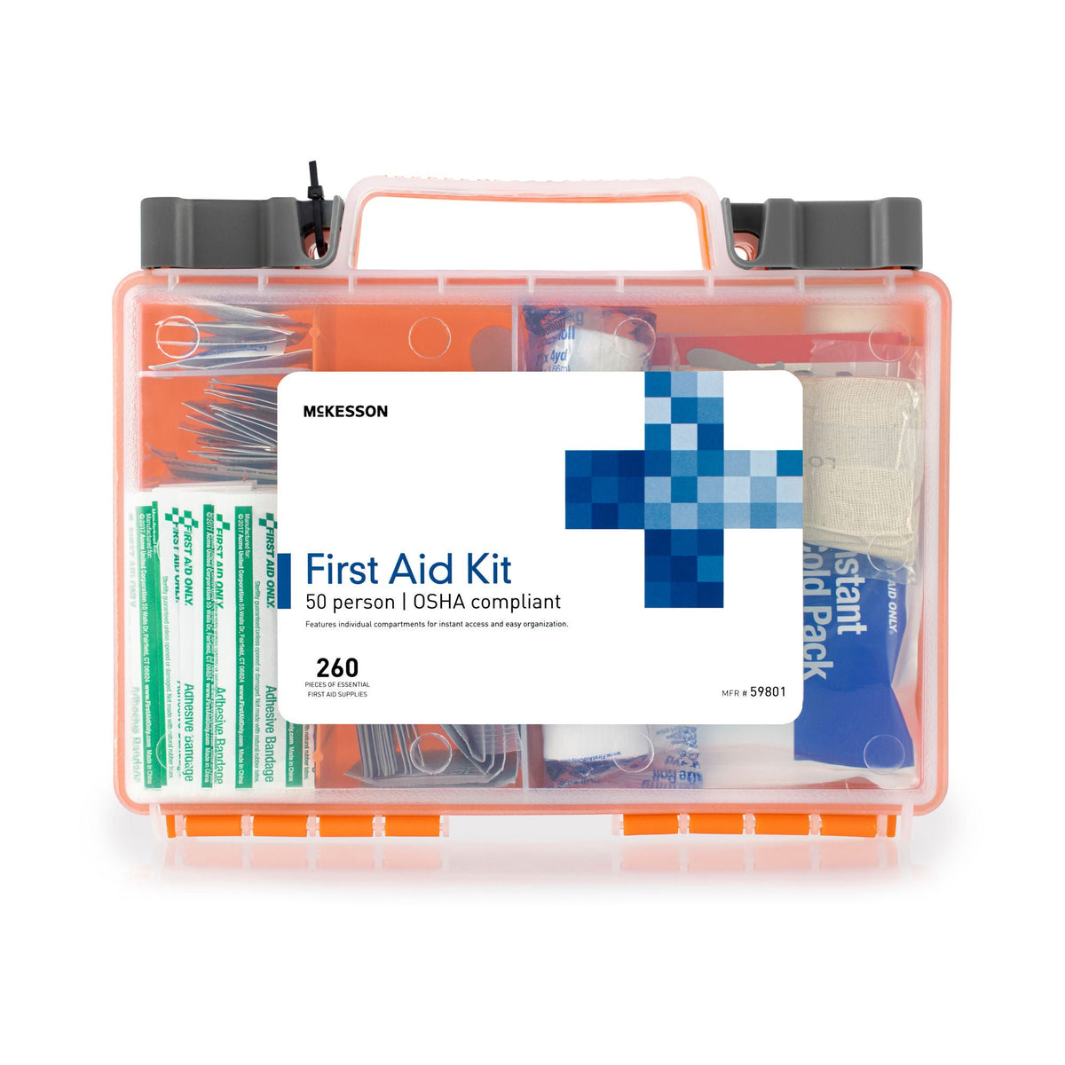 McKesson 50-Person First Aid Kit - Wound Care>Kits and Trays>First Aid Kits - McKesson Brand