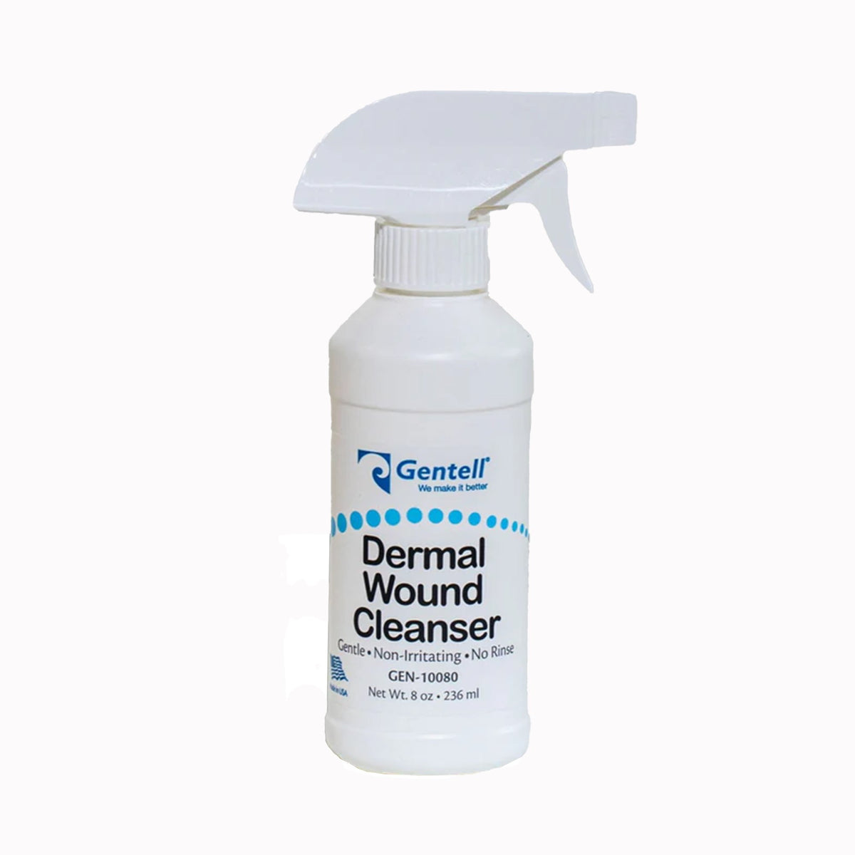 Gentell® Dermal Wound Cleanser, 8-ounce spray bottle - Wound Care>Advanced Wound Care>Wound Cleansers and Irrigators - Gen...