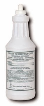 Wex-Cide Surface Disinfectant Cleaner-Wex-Cide Surface Disinfectant Cleaner Quaternary Based Manual Squeeze Liquid 1 Quart Bottle Citrus Scent NonSterile