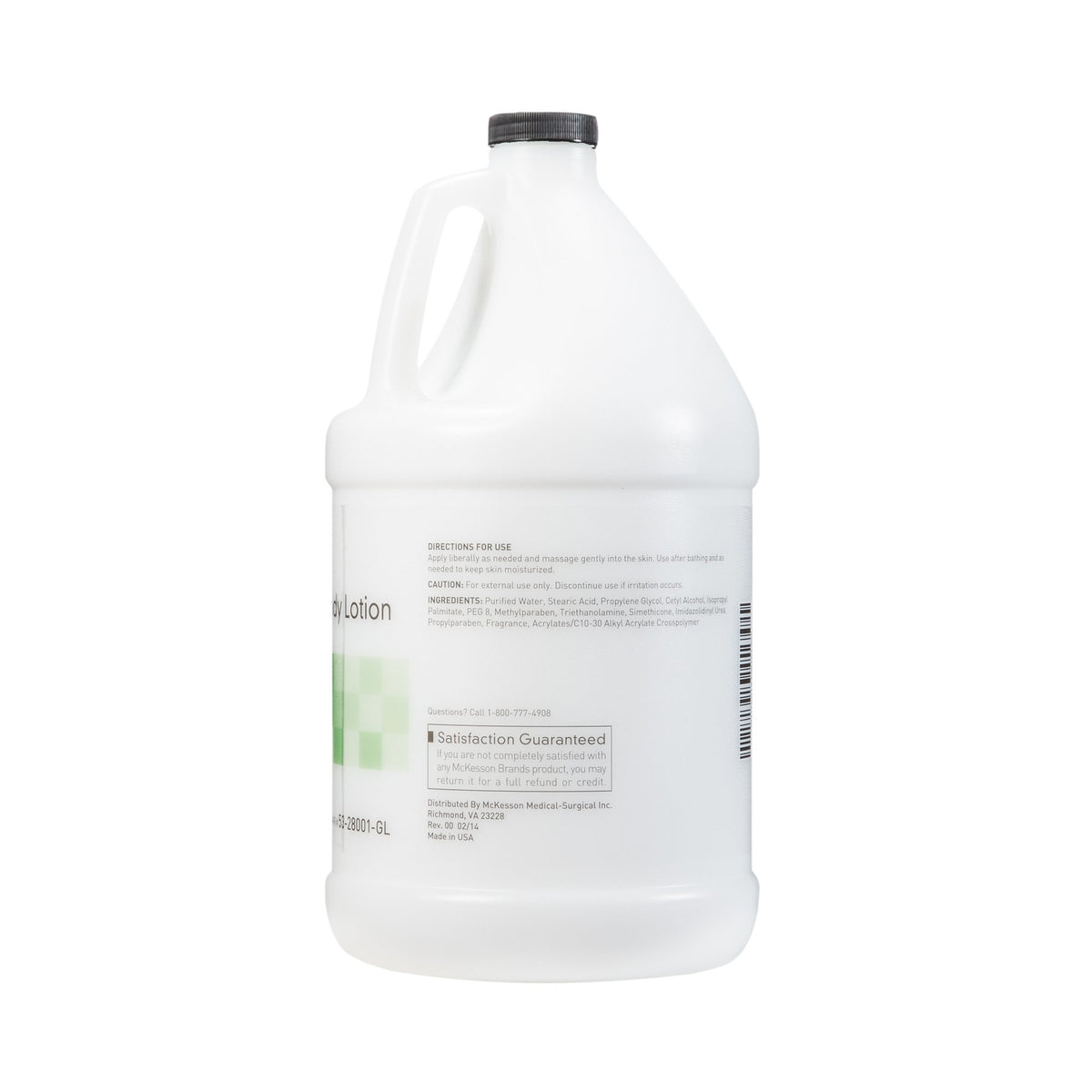 McKesson Moisturizer, Cucumber Melon Scent, 1 gal Jug-Hand and Body Moisturizer McKesson 1 gal. Jug Cucumber Melon Scent Lotion