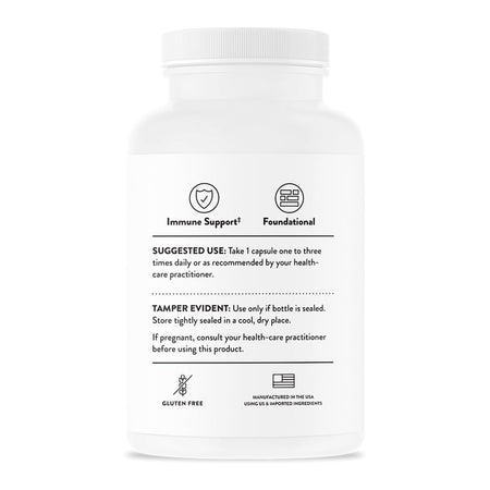 Thorne Vitamin C with Flavonoids Dietary Supplement-Dietary Supplement THORNE Vitamin C with Flavonoids Vitamin C / Citrus Bioflavonoids 500 mg - 75 mg Strength Capsule 90 Per Bottle