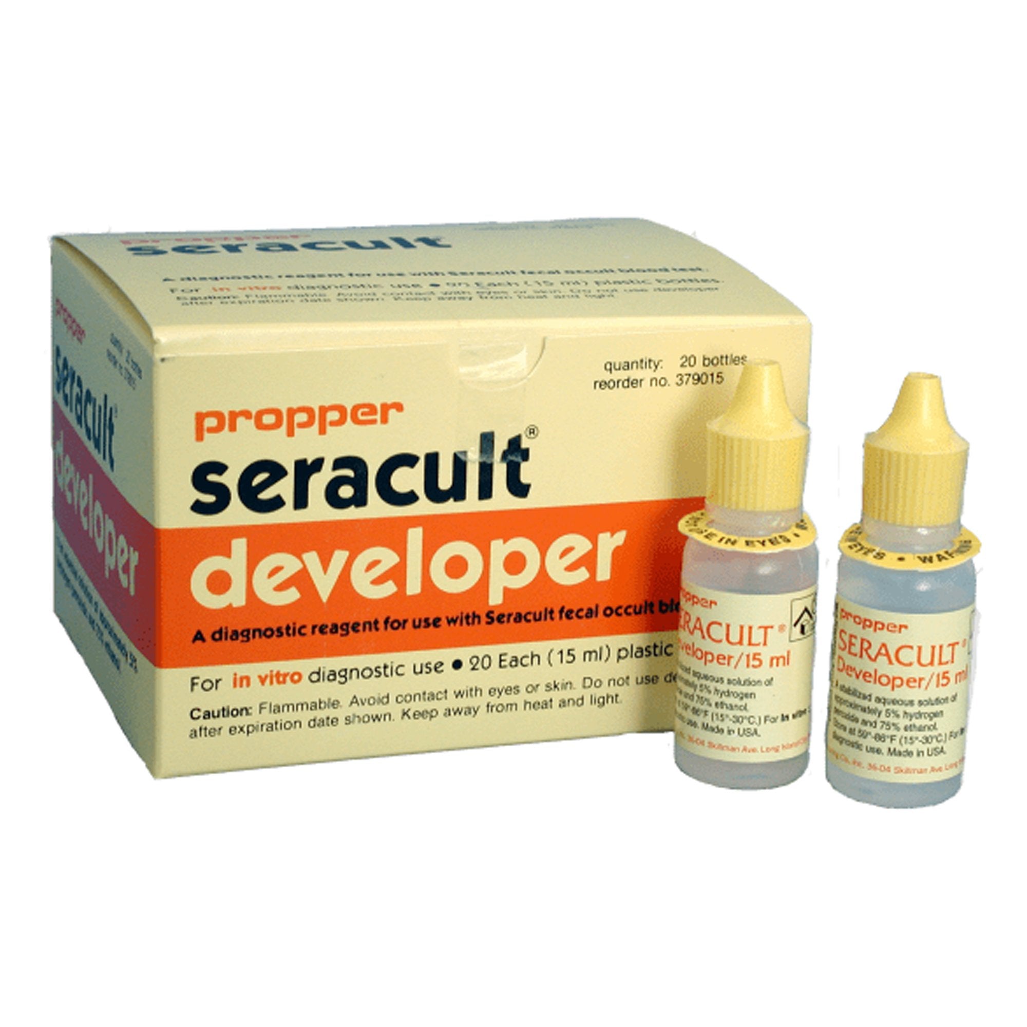 Seracult Fecal Occult Blood Colorectal Cancer Screening Test Kit-Cancer Screening Test Kit Seracult Fecal Occult Blood Test (FOBT) 100 Tests CLIA Waived