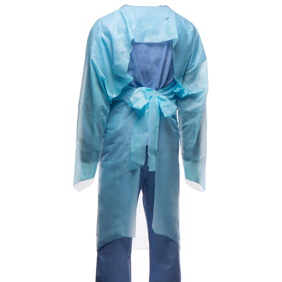 Protective Procedure Gown X-Large Blue NonSterile Not Rated Disposable - Apparel>Gowns>Staff Gowns - Tronex International Inc