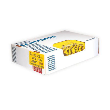 Chemotherapy Linen Bag-Chemotherapy Linen Bag 40 to 45 gal. Yellow Bag Polyethylene 40 X 46 Inch