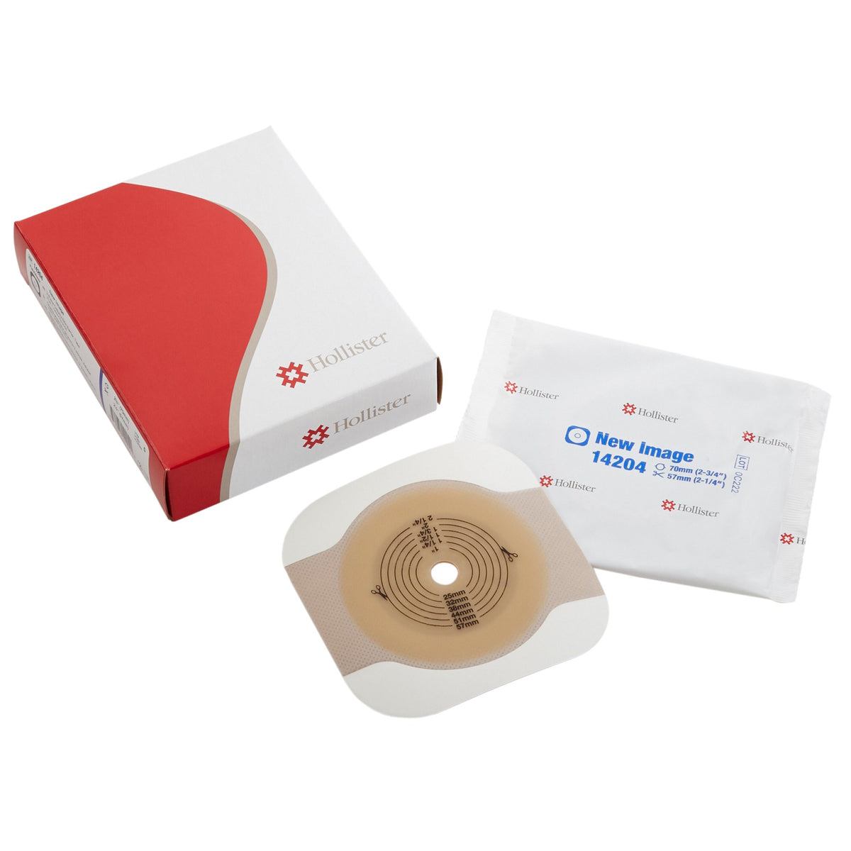 New Image Flextend Colostomy Barrier With Up to 2 Inch Stoma Opening-"Ostomy Barrier New Image Flextend Trim to Fit, Standard Wear Adhesive Tape 70 mm Flange Blue Code System Hydrocolloid Up to 2-1/4 Inch Opening"