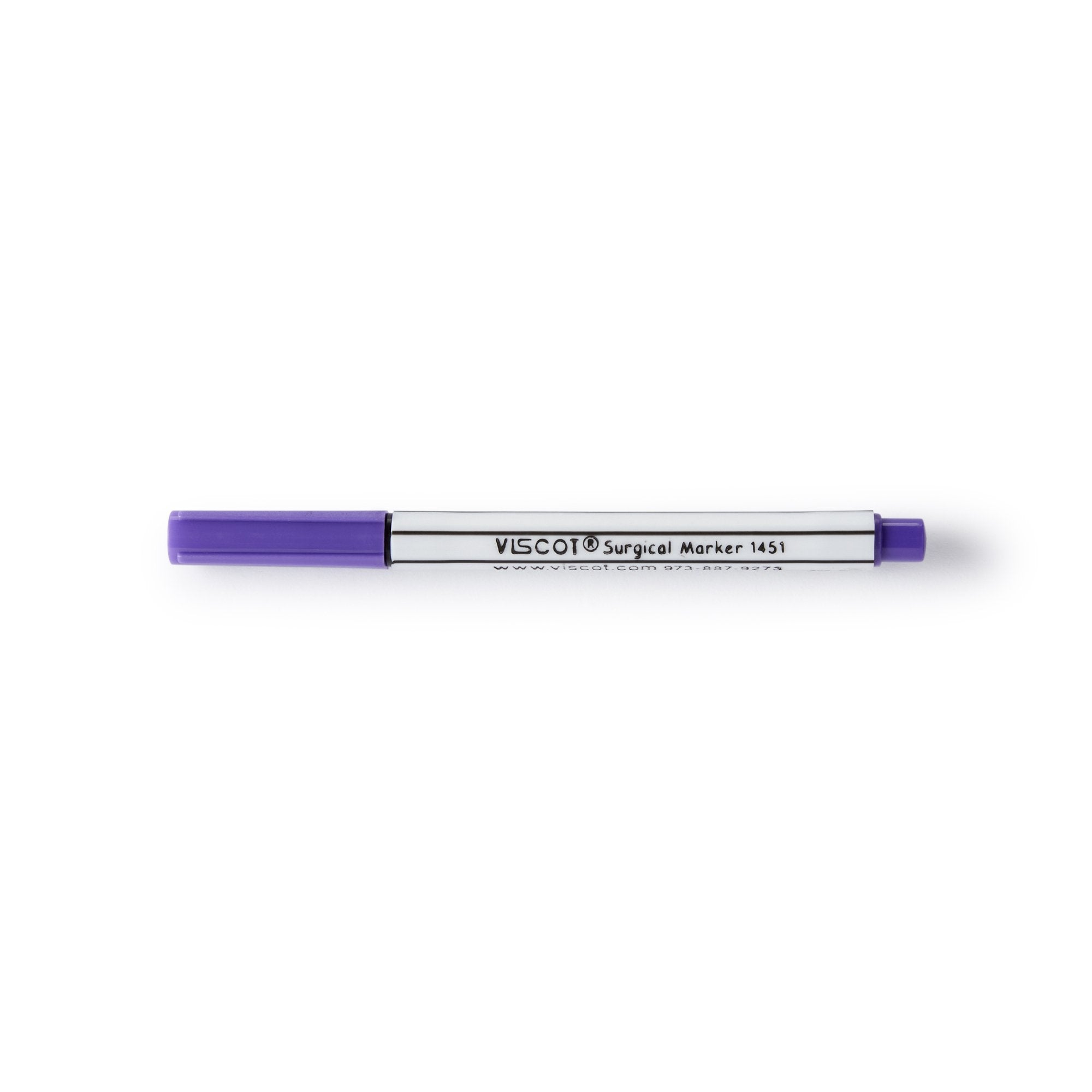 Mini Skin Marker-Skin Marker Viscot Gentian Violet Ink NonSterile Mini Regular Tip