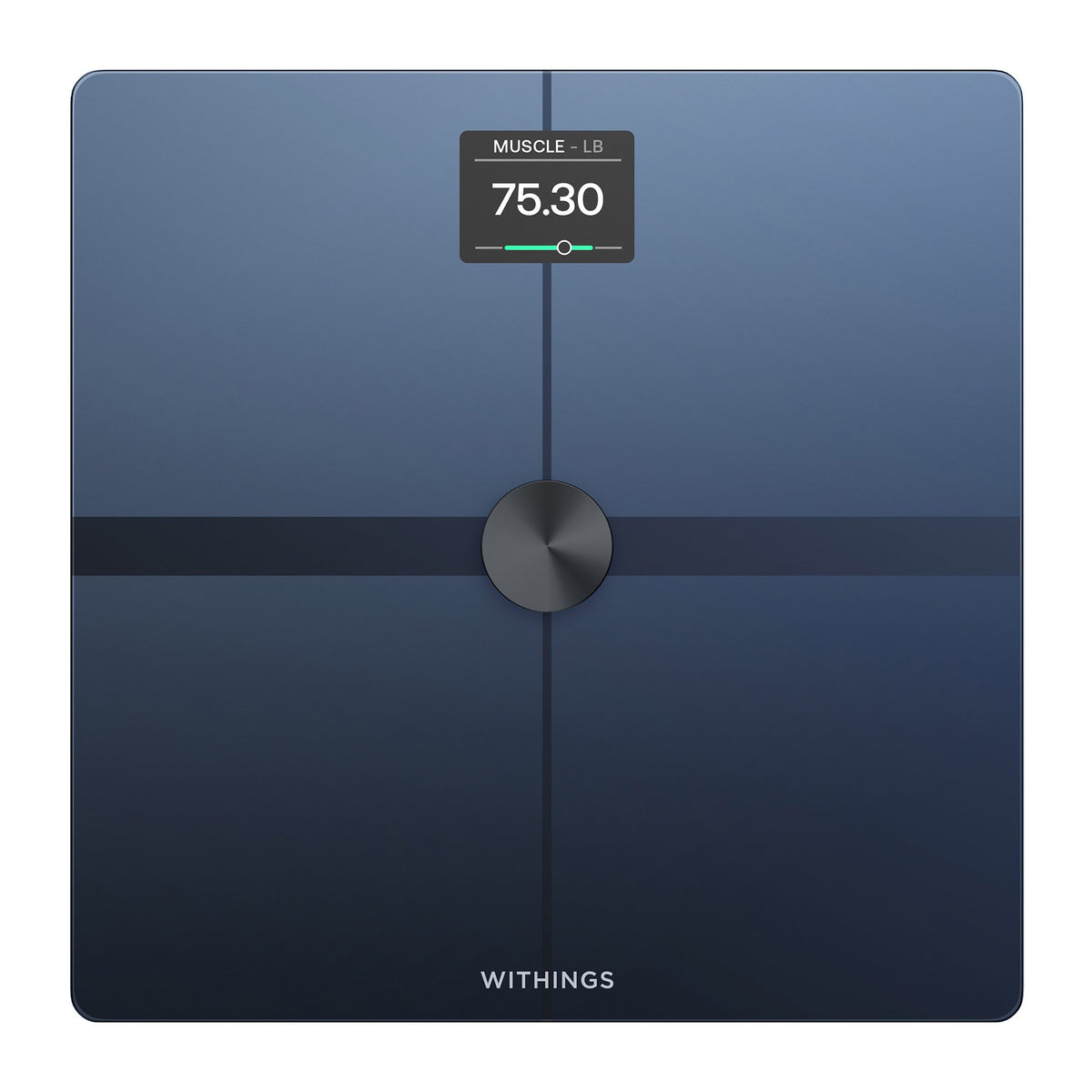 Withings Body Smart Wi-Fi Smart Scale, Black-Total Body Composition Analyzer Step On Withings LCD Display 5 -> 200kg (9 -> 440lb) Black