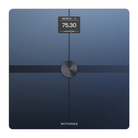 Withings Body Smart Wi-Fi Smart Scale, Black-Total Body Composition Analyzer Step On Withings LCD Display 5 -> 200kg (9 -> 440lb) Black