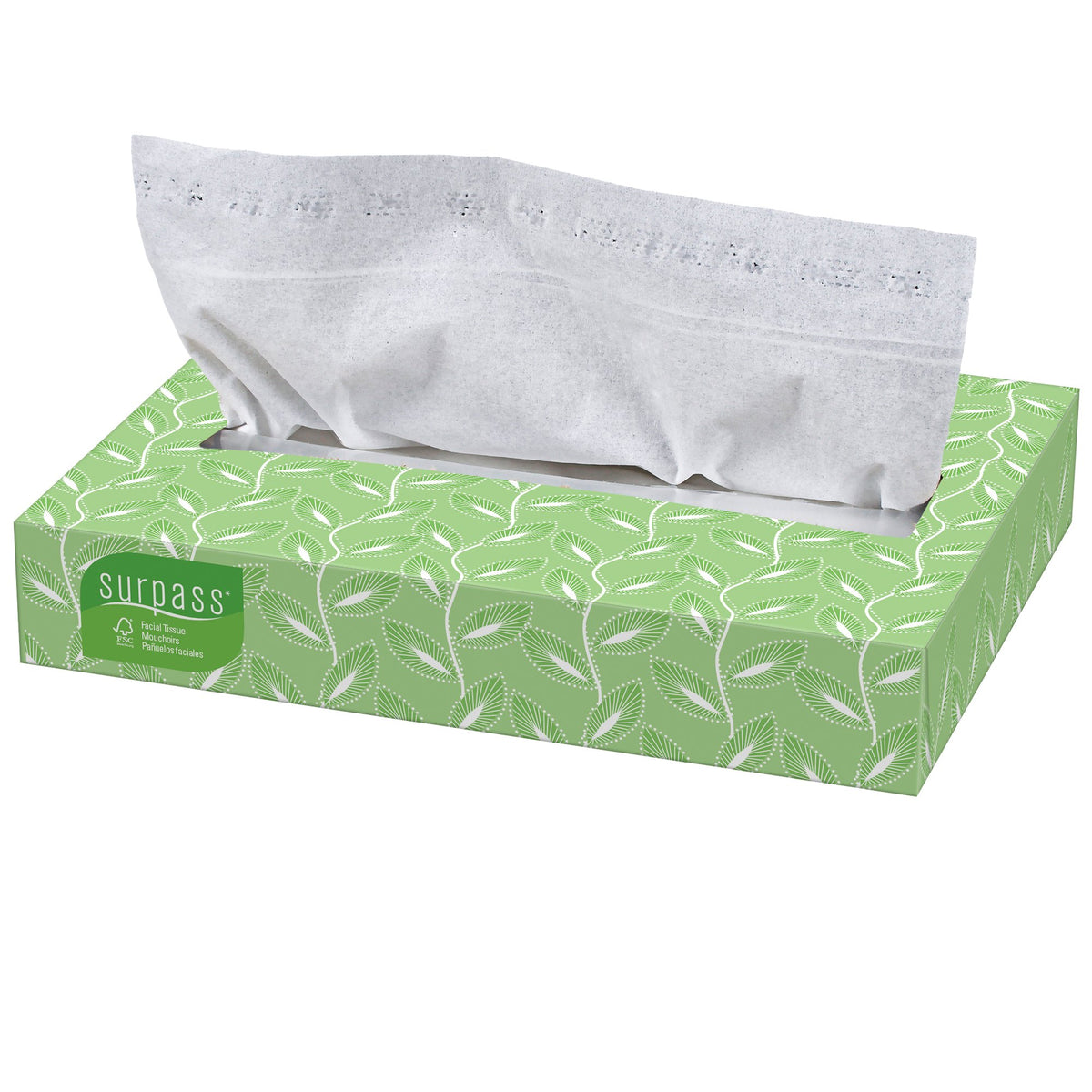 Surpass* Facial Tissue-Surpass* Facial Tissue White 8 X 8-2/5 Inch 125 Count