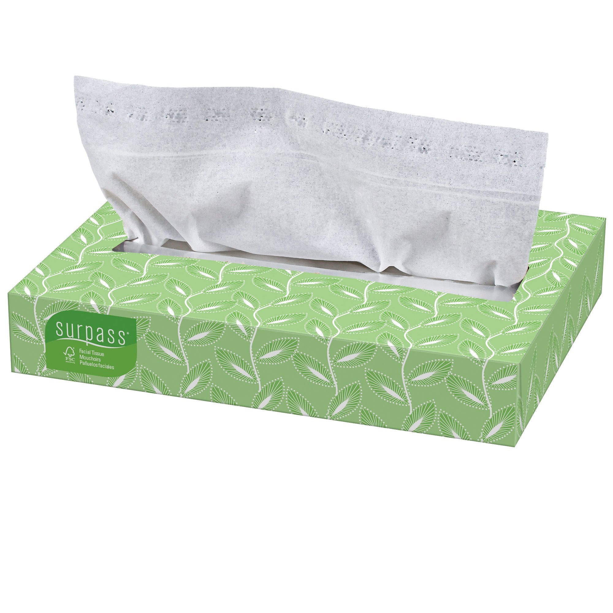 Surpass* Facial Tissue-Surpass* Facial Tissue White 8 X 8-2/5 Inch 125 Count