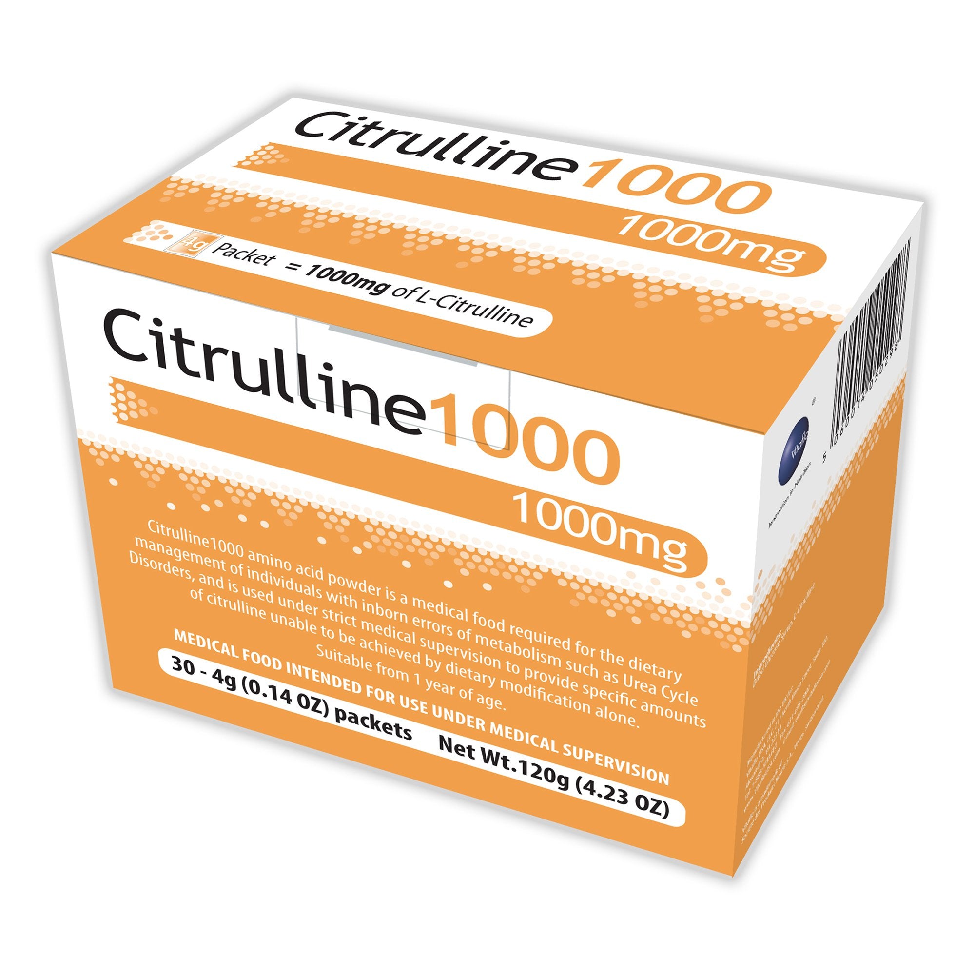 Citrulline1000 Medical Food for the Dietary Management of Urea Cycle Disorders - Nutritionals and Feeding Supplies>Nutriti...