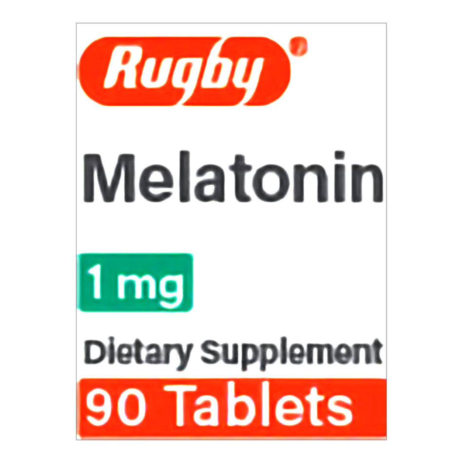 Rugby� 1-mg Melatonin Tablet-Natural Sleep Aid 90 per Bottle Tablet 1 mg Strength