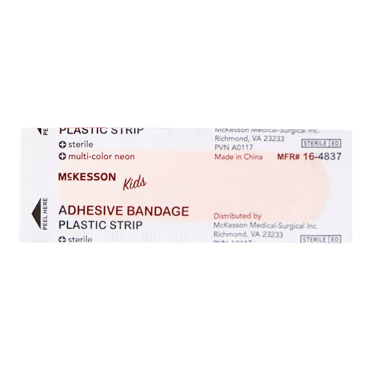 McKesson Kids™ Neon Adhesive Strip, 3/4 x 3 Inch - Wound Care>General Wound Care>Adhesive Bandages - McKesson Brand
