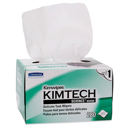 Kimtech Science Kimwipes Delicate Task Wipes, 1 Ply-Delicate Task Wipe Kimtech Science Kimwipes Light Duty White NonSterile 1 Ply Tissue 4-2/5 X 8-2/5 Inch Disposable