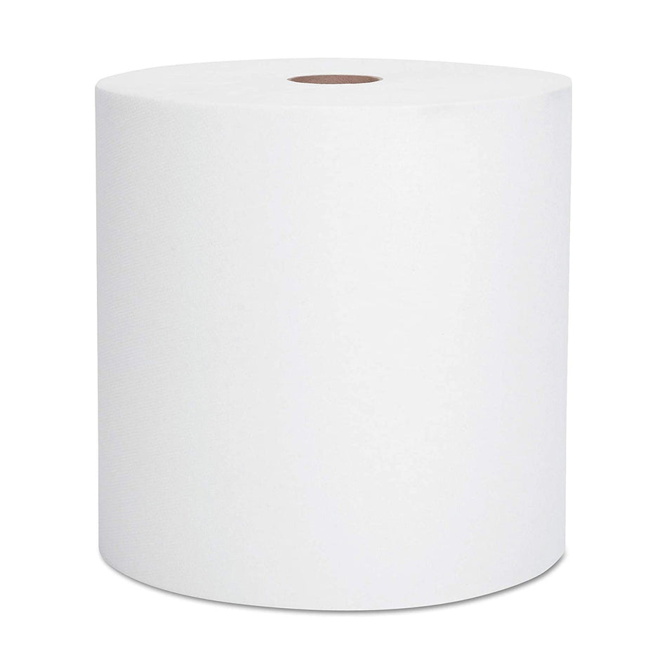 Scott Paper Towels, Hardwound, Continuous Roll, 8", White-Paper Towel Scott Hardwound Roll 8 Inch X 1000 Foot