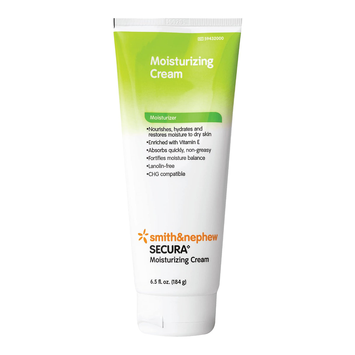 Smith & Nephew Secura Moisturizer 6.5-ounce tube-Hand and Body Moisturizer Secura 6.5 oz. Tube Unscented Cream