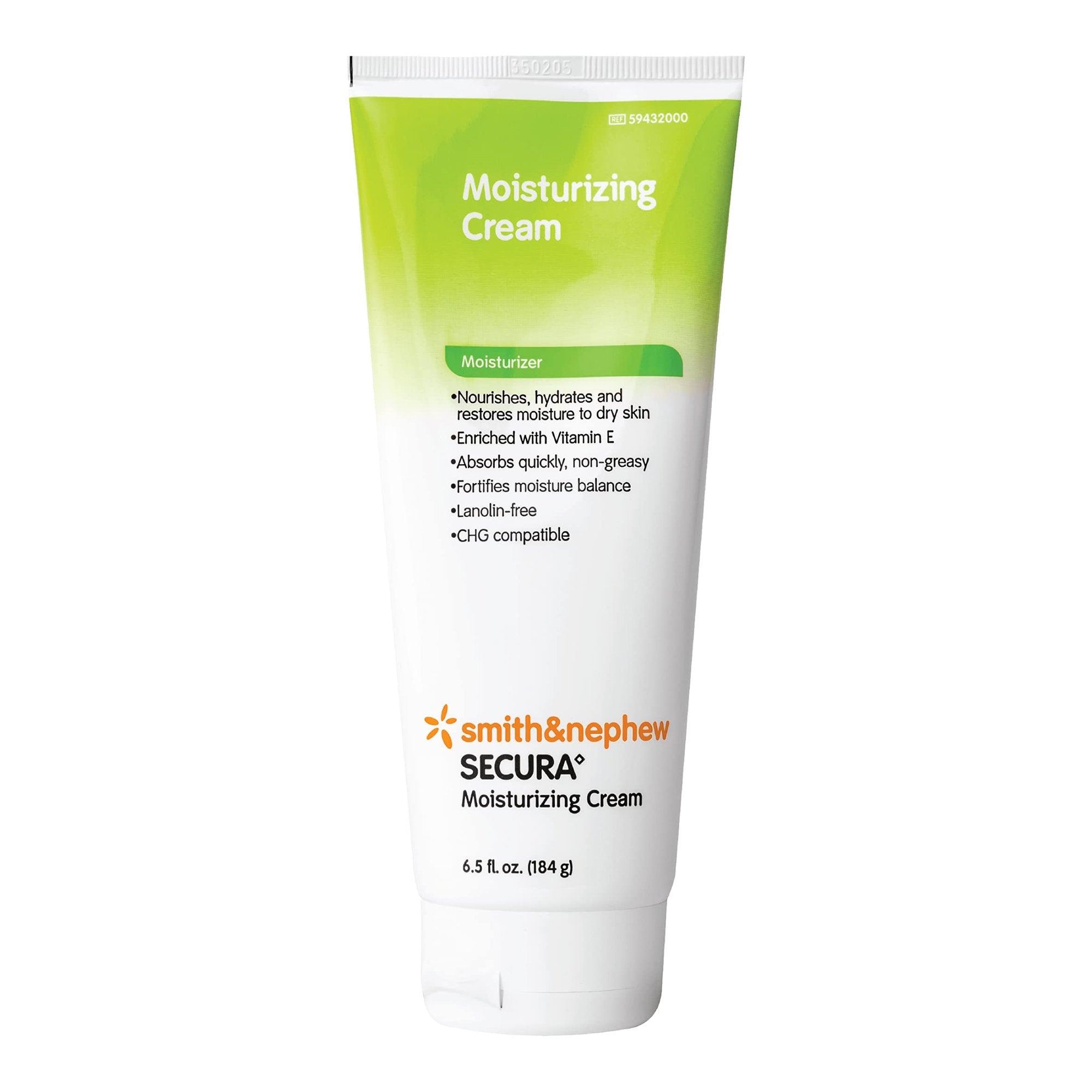 Smith & Nephew Secura Moisturizer 6.5-ounce tube-Hand and Body Moisturizer Secura 6.5 oz. Tube Unscented Cream