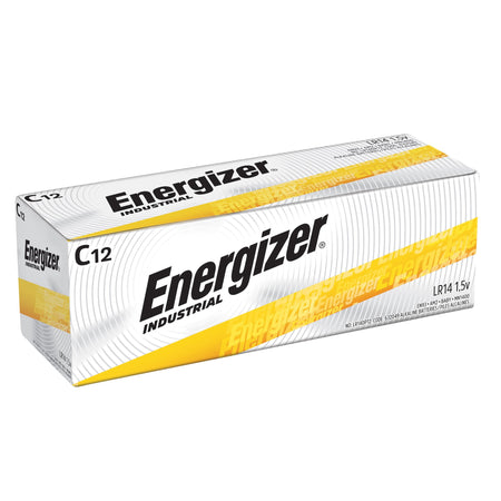 Energizer Industrial Alkaline Battery, C-Alkaline Battery Energizer C Cell 1.5V Disposable