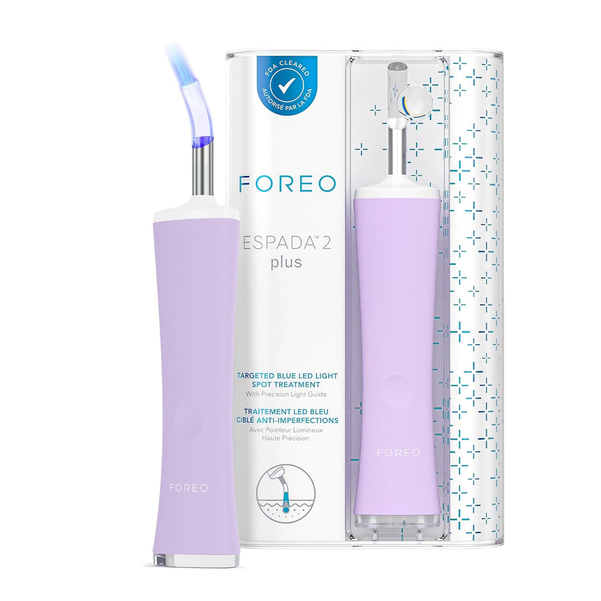 ESPADA 2 Plus Acne Therapy Device, Lavender-Acne Treatment ESPADA 2 plus