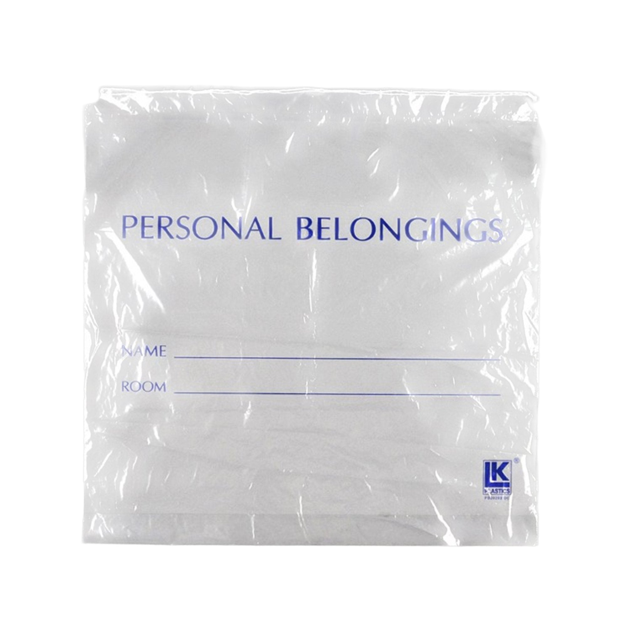 Patient Belongings Bag LK® 20 X 20 Inch LDPE Drawstring Closure Clear - Housekeeping>Bags>Patient Belongings Bags and Boxe...