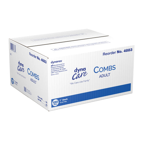 dynarex� Hair Comb, 7 Inches-Comb Dynarex� 7 Inch Black Plastic