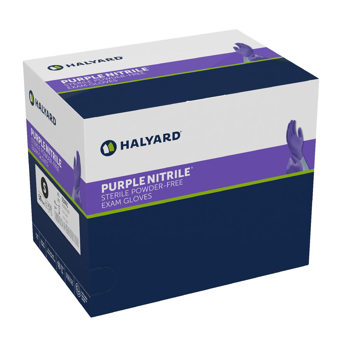 Purple Nitrile® Exam Glove, Small - Gloves>Exam Gloves - O&M Halyard Inc