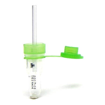 Safe-T-Fill Capillary Blood Collection Tube, 125 L, 1.1 mm Diameter-Safe-T-Fill Capillary Blood Collection Tube Lithium Heparin Additive 125 L Pierceable Attached Cap Plastic Tube